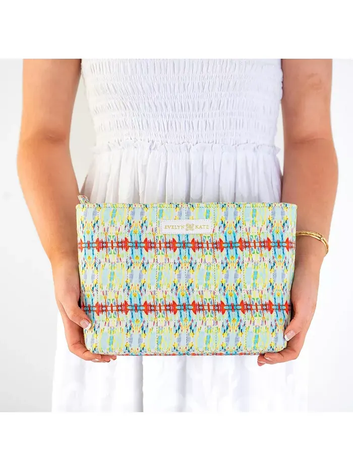 Сумка Patterned Quilted Pouch EVELYN & KATE — изображение 3 из 4, красный