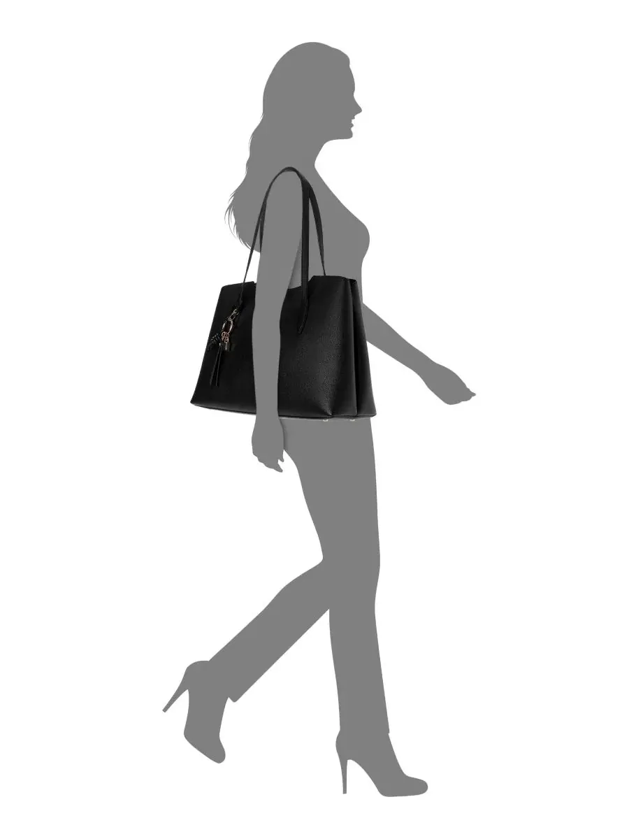 Сумка-шопер Melody Extra-Large Tote GUESS — изображение 5 из 5, черный