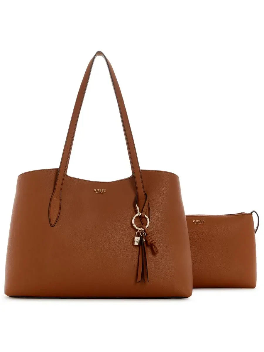 Сумка-шопер Melody Extra-Large Tote GUESS — изображение 4 из 5, карамель