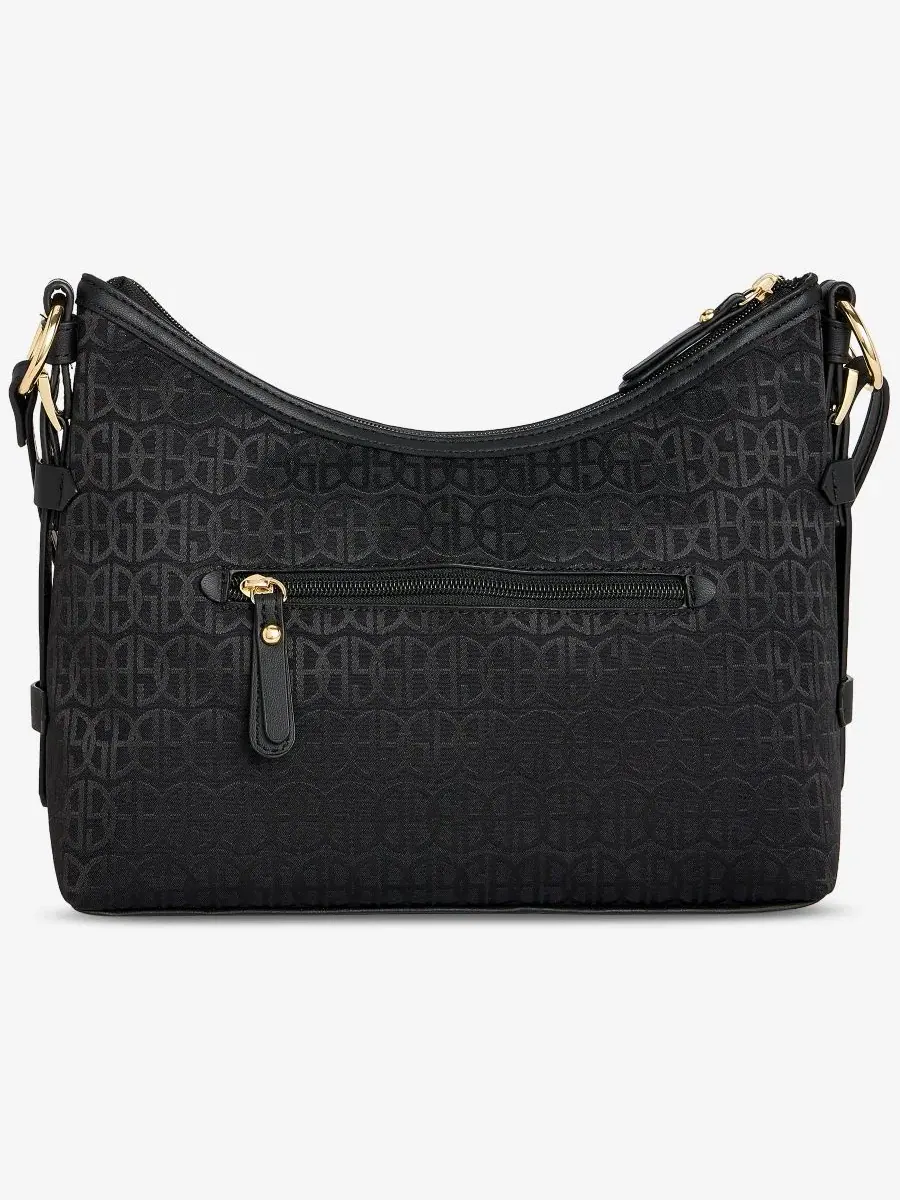Сумка на плечо Jacquard Soft Shoulder Giani Bernini — изображение 4 из 7, черный