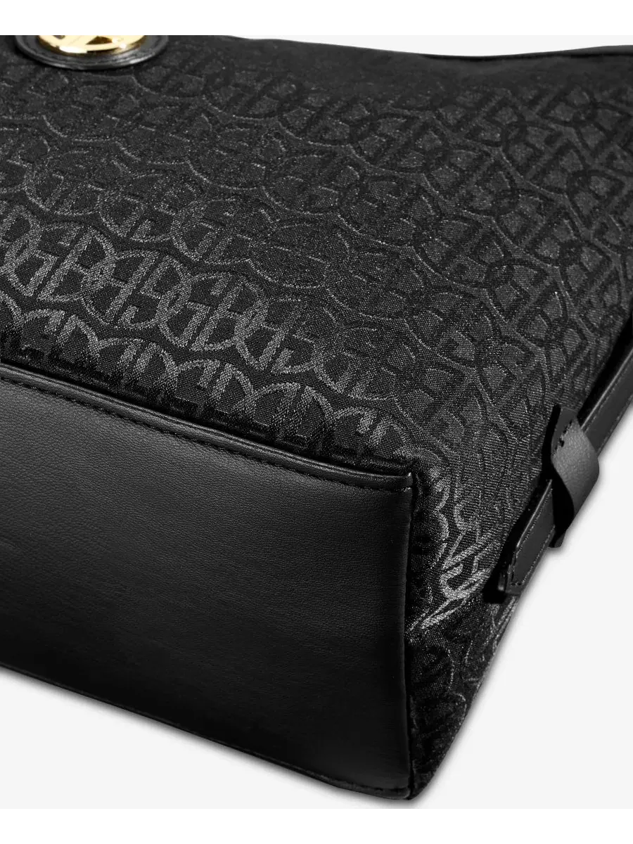 Сумка на плечо Jacquard Soft Shoulder Giani Bernini — изображение 6 из 7, черный