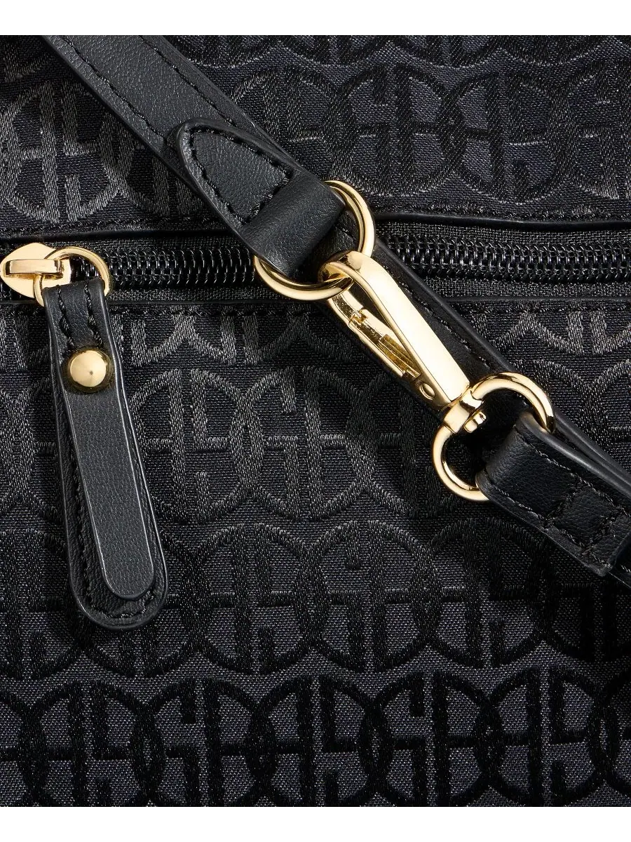 Сумка на плечо Jacquard Soft Shoulder Giani Bernini — изображение 7 из 7, черный