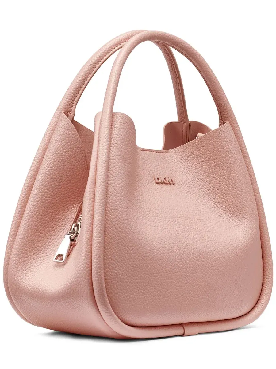 Сумка-хобо Capri Small DKNY — изображение 3 из 4, бежевый