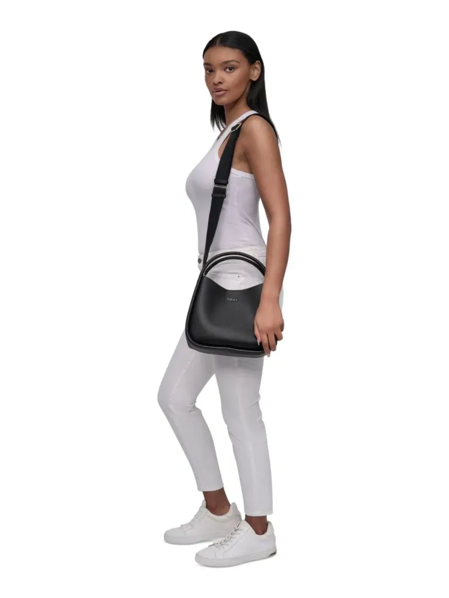 Сумка-хобо Capri Small с регулируемым ремнем DKNY — 5