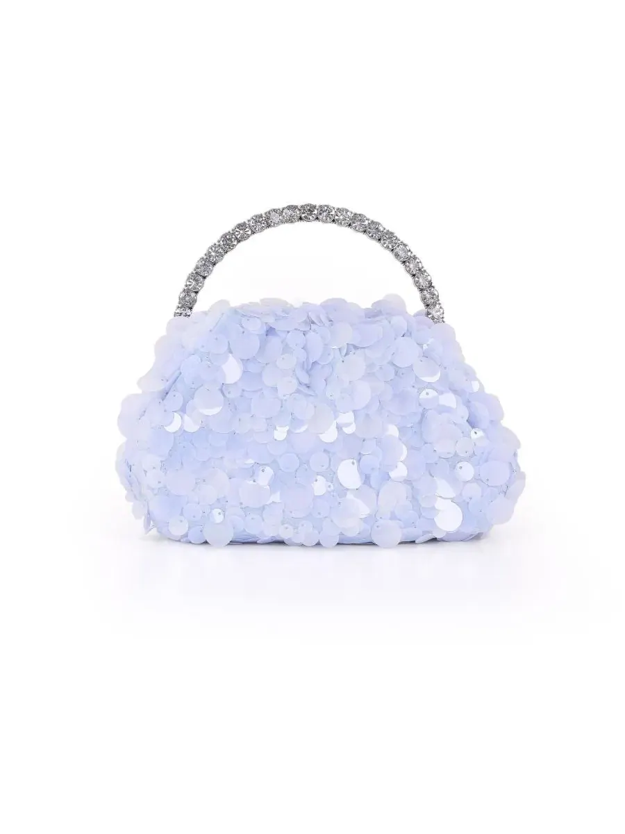 Клатч с бахромой и пайетками Noa Mix Sequin Ombre Jewel Badgley Mischka
