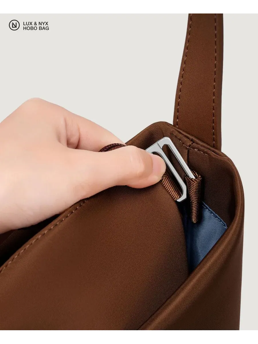 Сумка-шопер Origami Convertible Hobo Bag Lux & Nyx — изображение 10 из 11, сепия