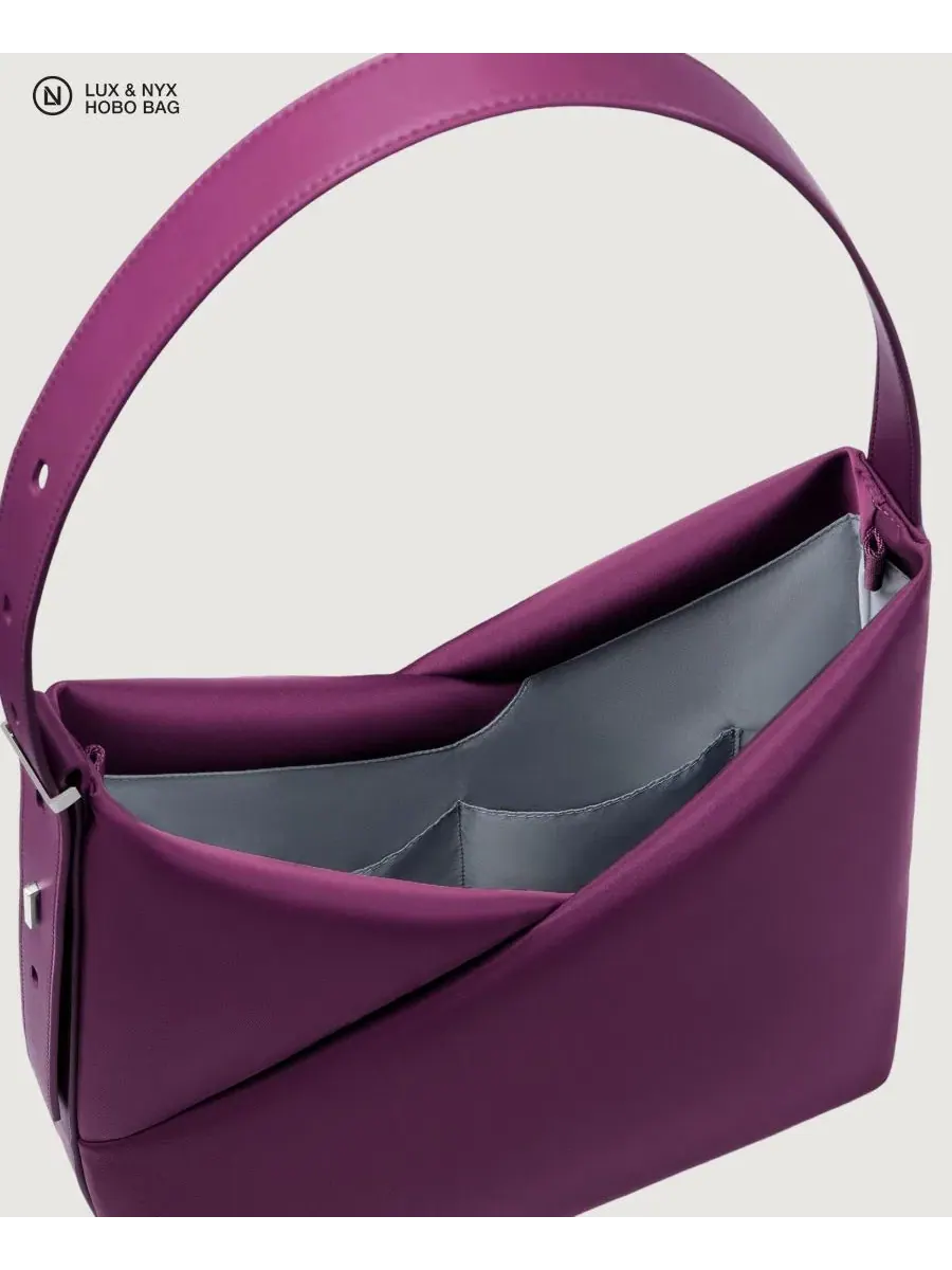 Сумка-хобо трансформируемая Origami Convertible Hobo Bag Lux & Nyx — изображение 7 из 10, красный
