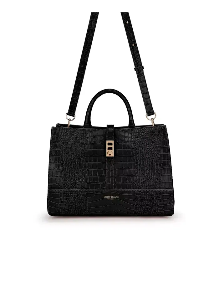 Сумка Lola Croco 12" Teddy Blake — изображение 6 из 7, черный