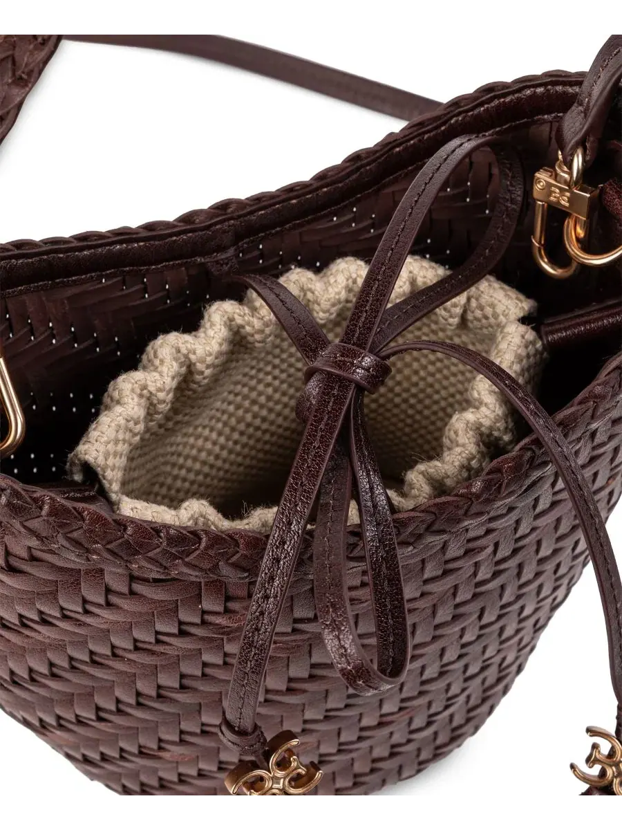 Небольшая сумка через плечо с завязками, модель Marcie Small Crossbody Sam Edelman — изображение 4 из 6, коричневый