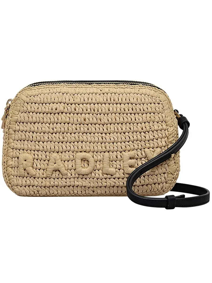 Маленькая сумка через плечо из рафии Dukes Place Radley London — прозрачный