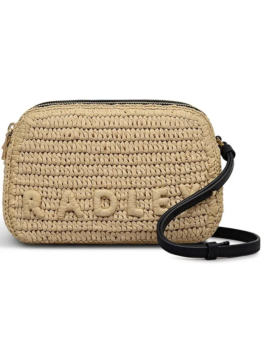 Маленькая сумка через плечо из рафии Dukes Place Radley London — изображение 3 из 6, прозрачный