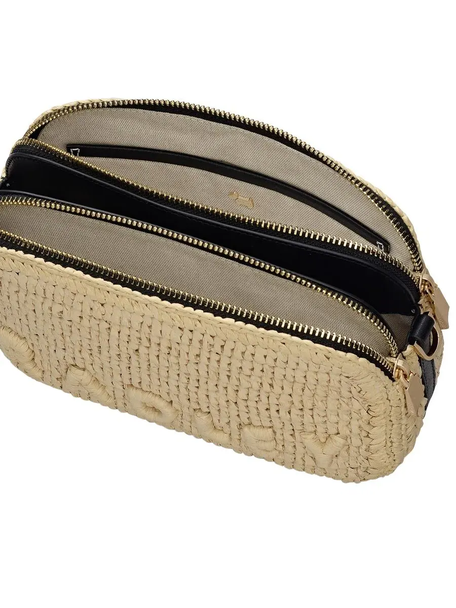 Маленькая сумка через плечо из рафии Dukes Place Radley London — изображение 4 из 6, прозрачный