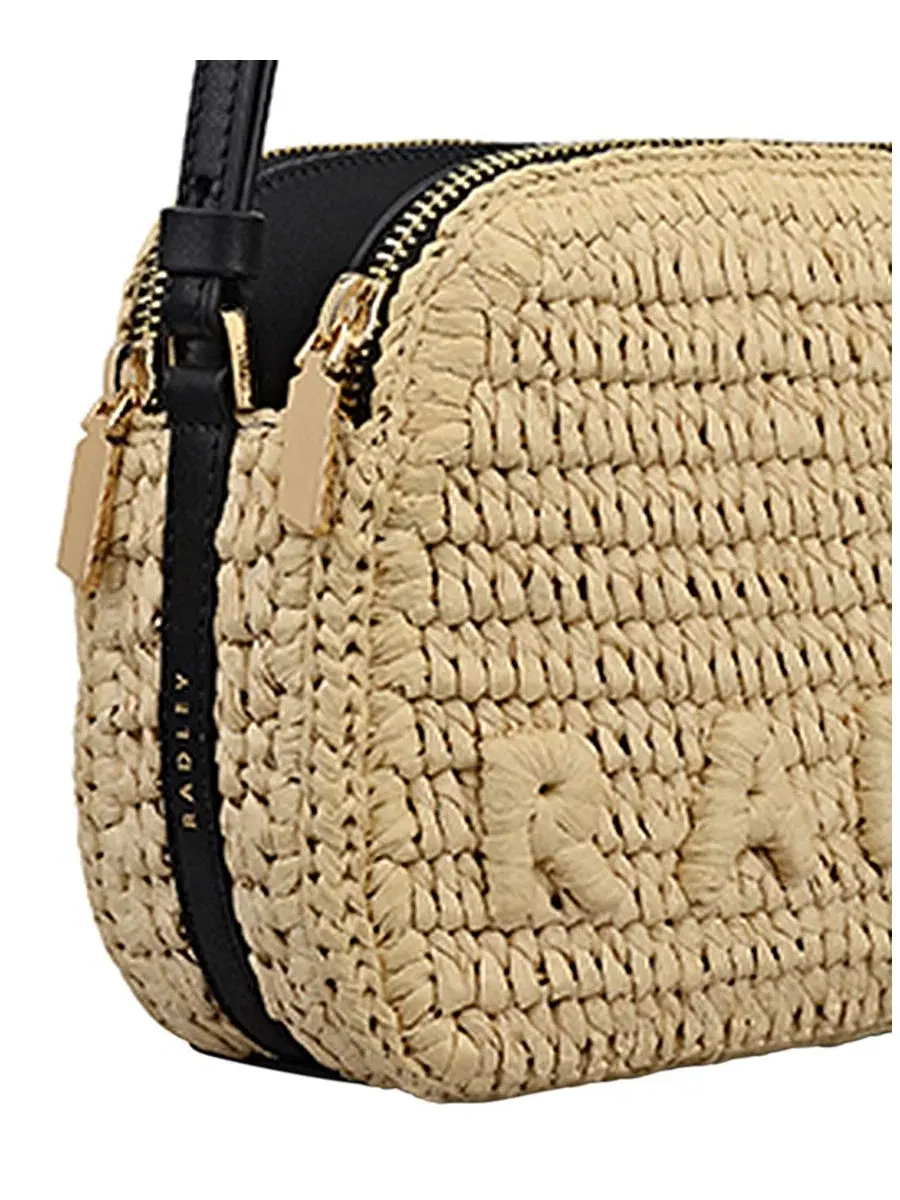 Маленькая сумка через плечо из рафии Dukes Place Radley London — изображение 5 из 6, прозрачный