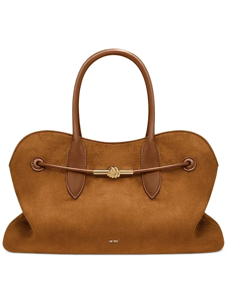 Сумка-шопер Adele Metal Rope Knot Large Tote JW PEI — коричневый