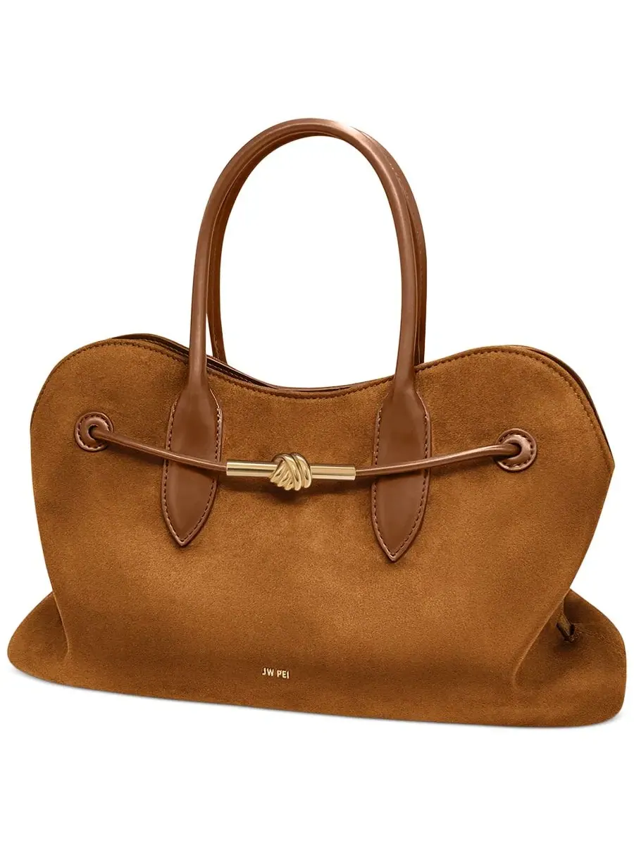 Сумка-шопер Adele Metal Rope Knot Large Tote JW PEI — изображение 3 из 4, коричневый