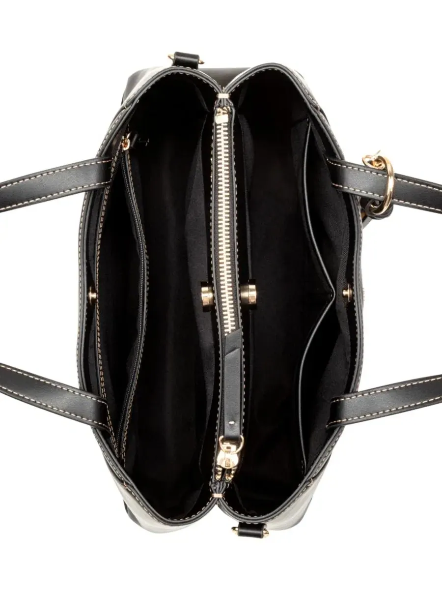 Сумка-кроссбоди Zoey Medium Satchel Bag Nine West — изображение 5 из 5, черный