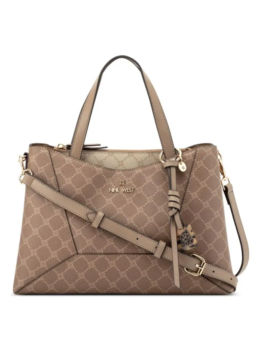 Сумка-сатчел Zoey Medium Nine West — изображение 1 из 5, хаки