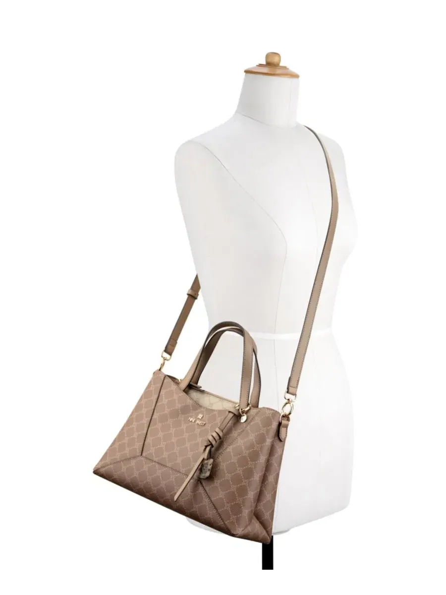 Сумка-сатчел Zoey Medium Nine West — изображение 2 из 5, хаки
