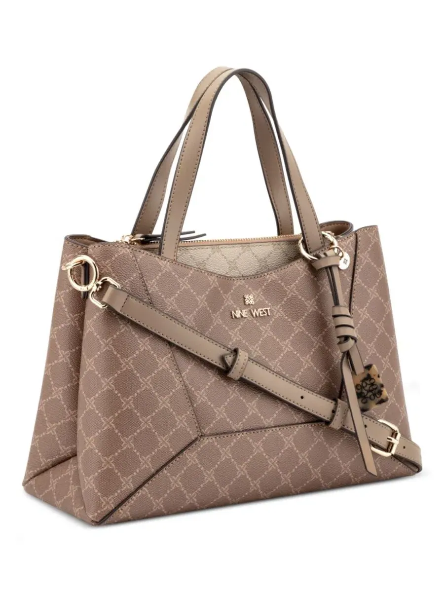 Сумка-сатчел Zoey Medium Nine West — изображение 4 из 5, хаки