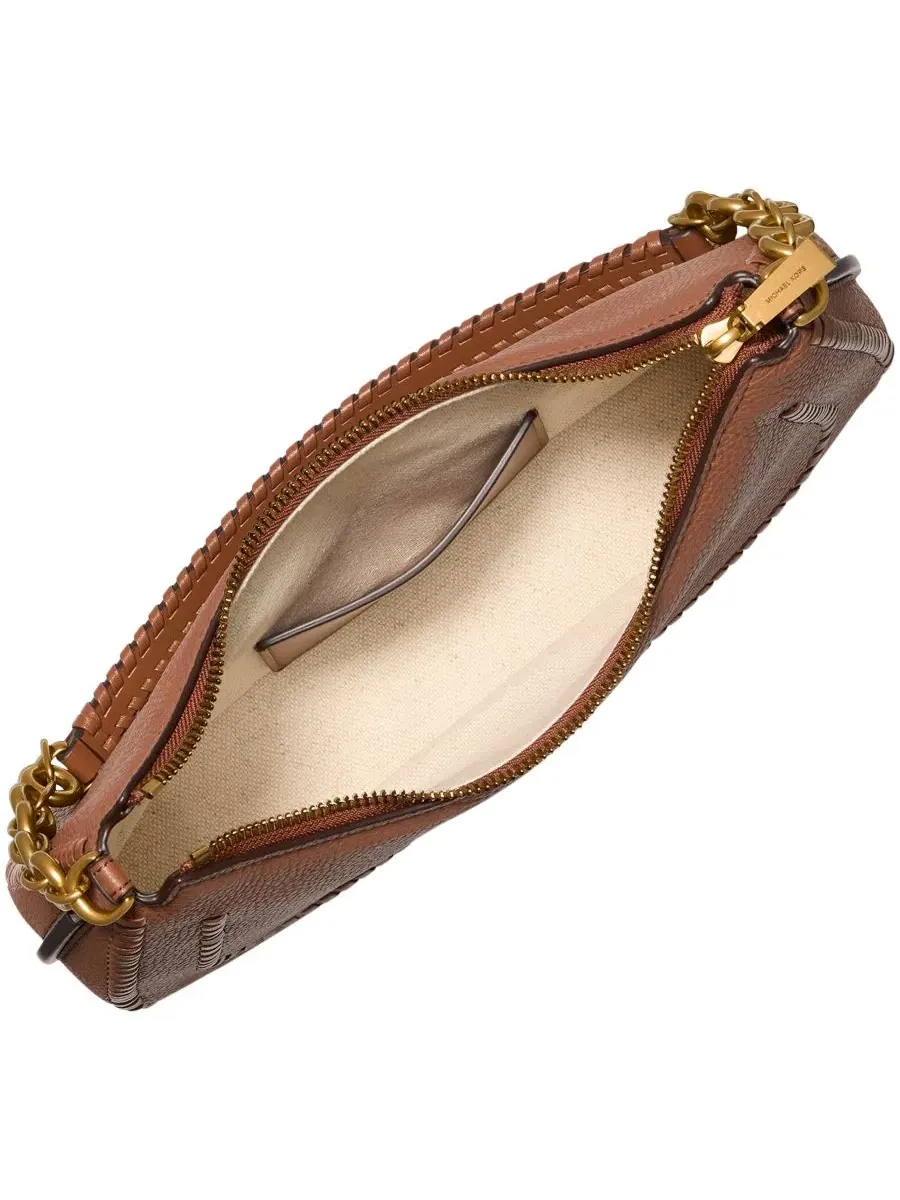 Сумка средняя 100% кожа Michael Kors Nolita Chain Pouchette — изображение 2 из 3, коричневый