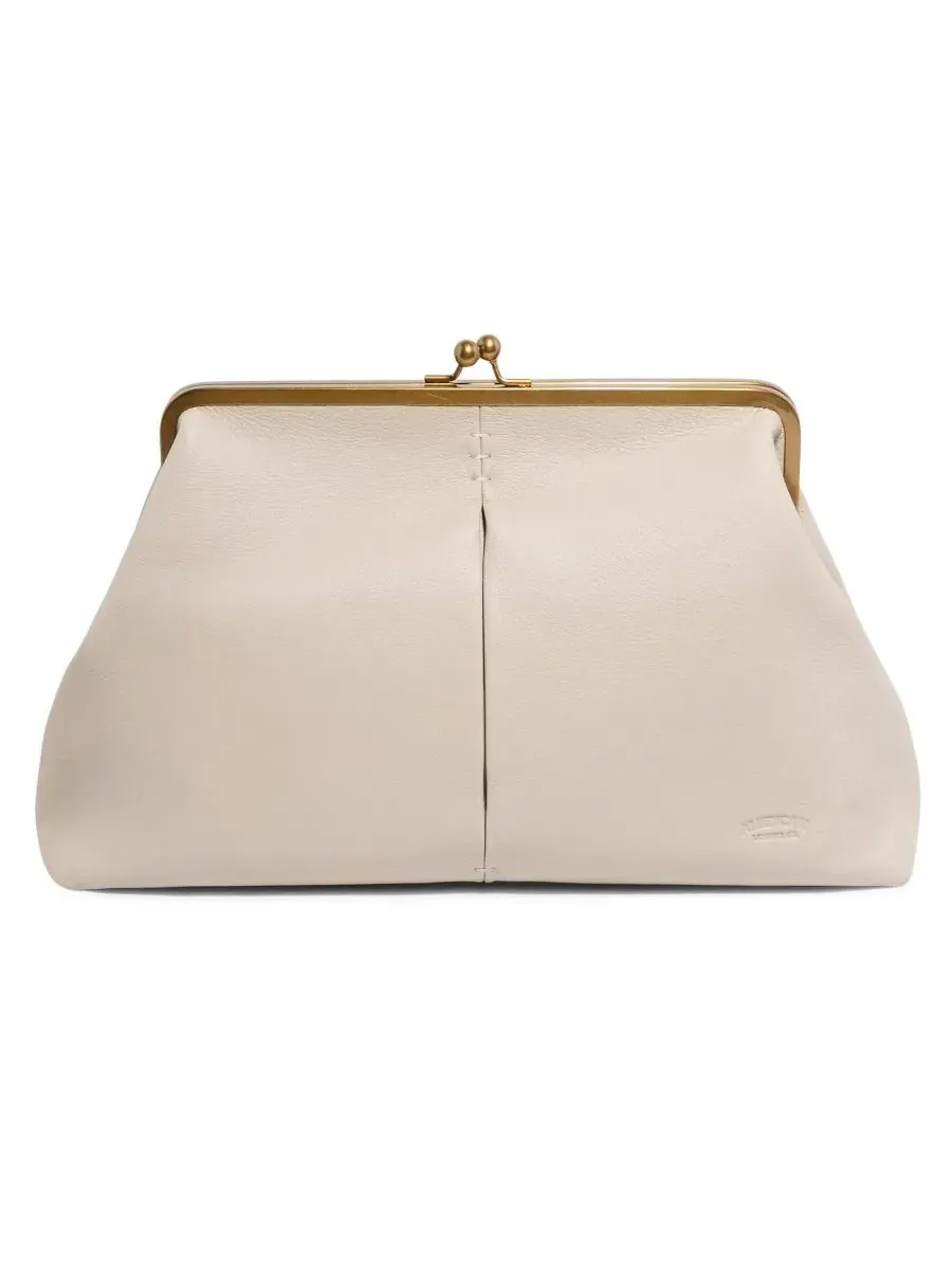 Клатч Grace Oversized American Leather Co. — бежевый