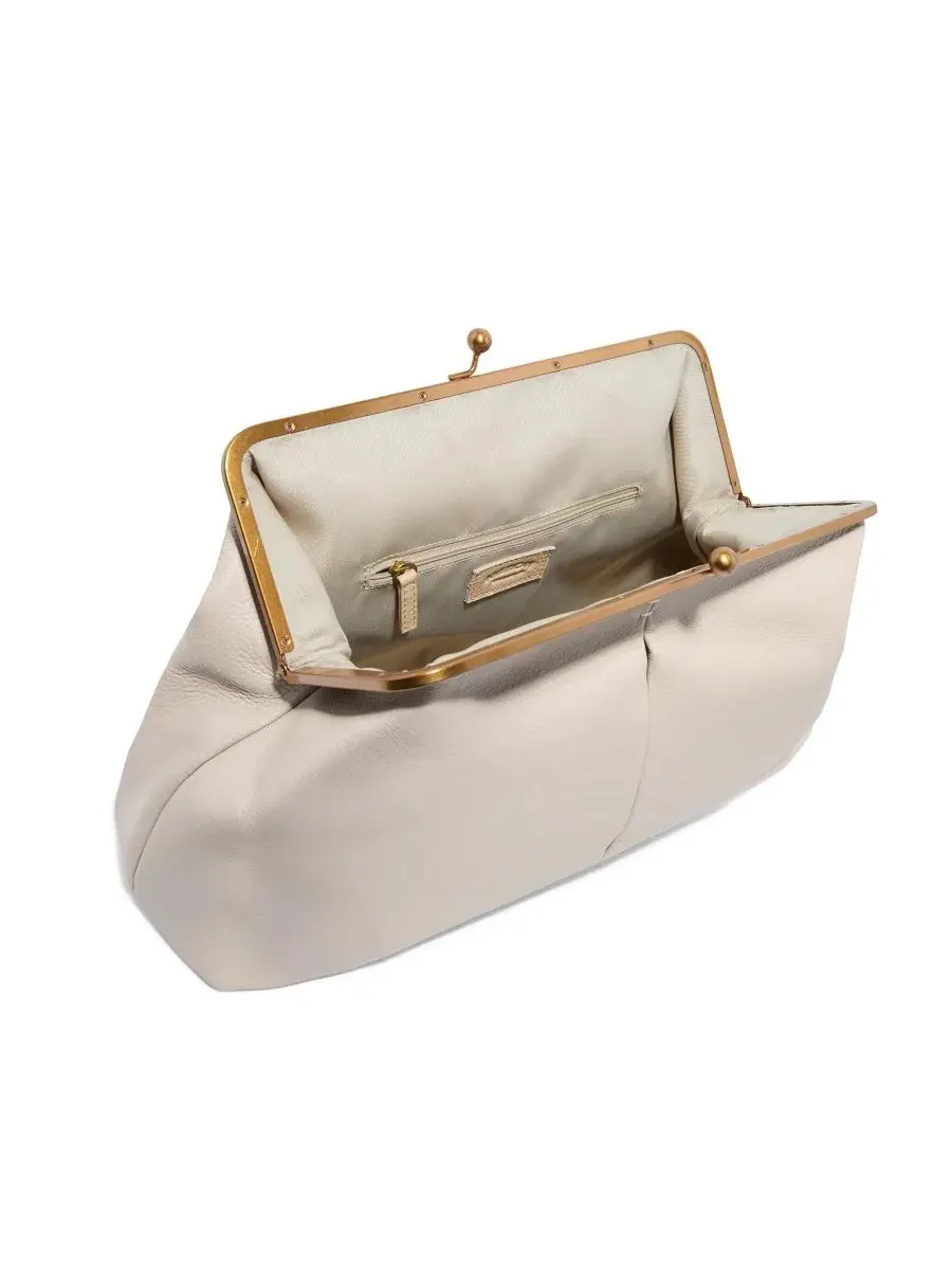 Клатч Grace Oversized American Leather Co. — изображение 3 из 4, экру