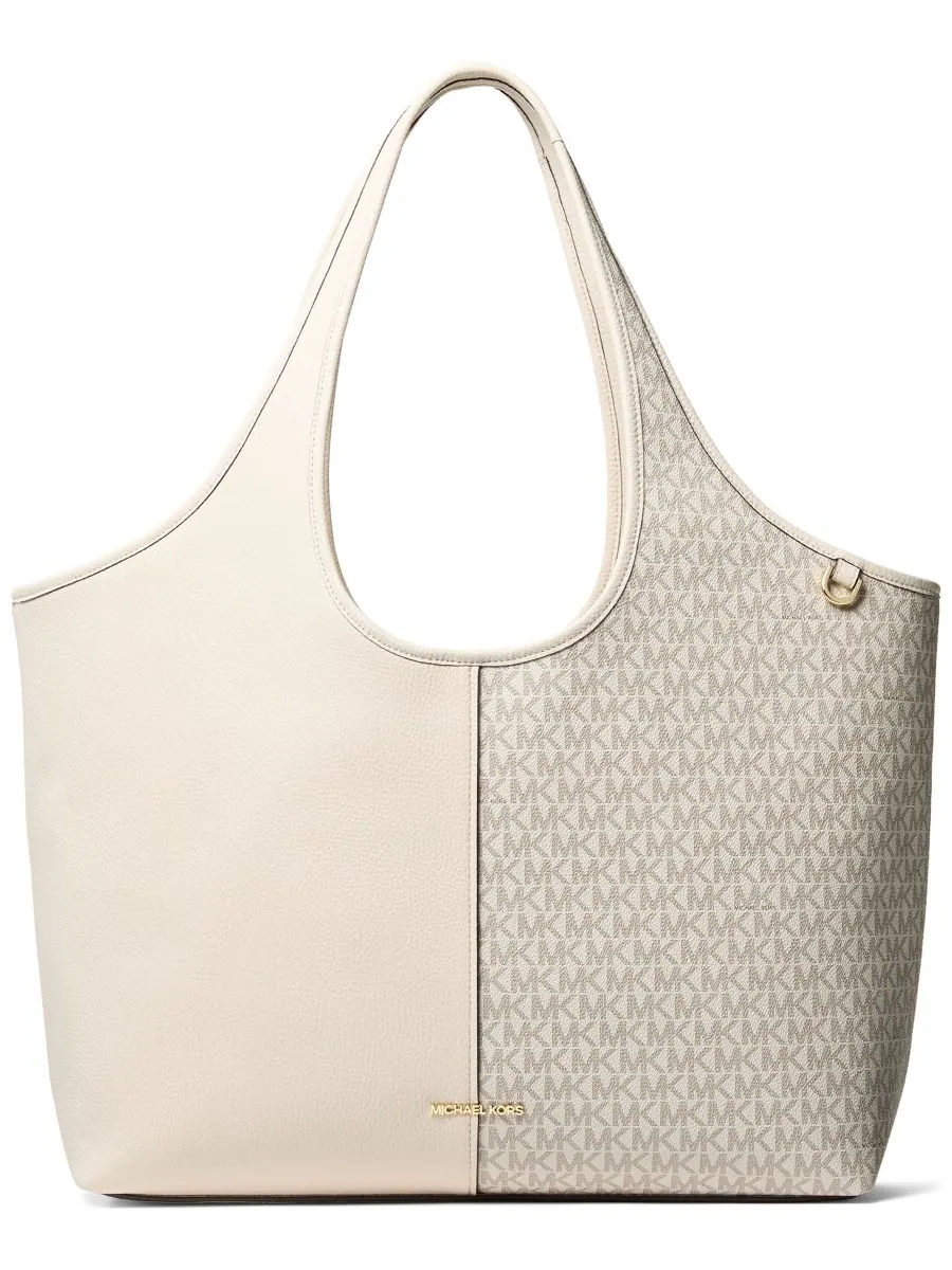 Сумка женская очень большая шоппер Michael Kors Vanilla/Cream