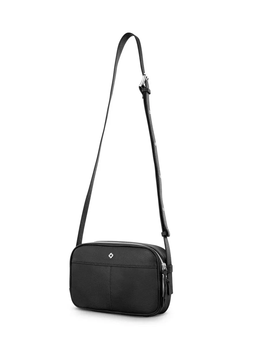 23 см кожаная сумка через плечо Mobile Solution 2 Samsonite — изображение 2 из 5, черный