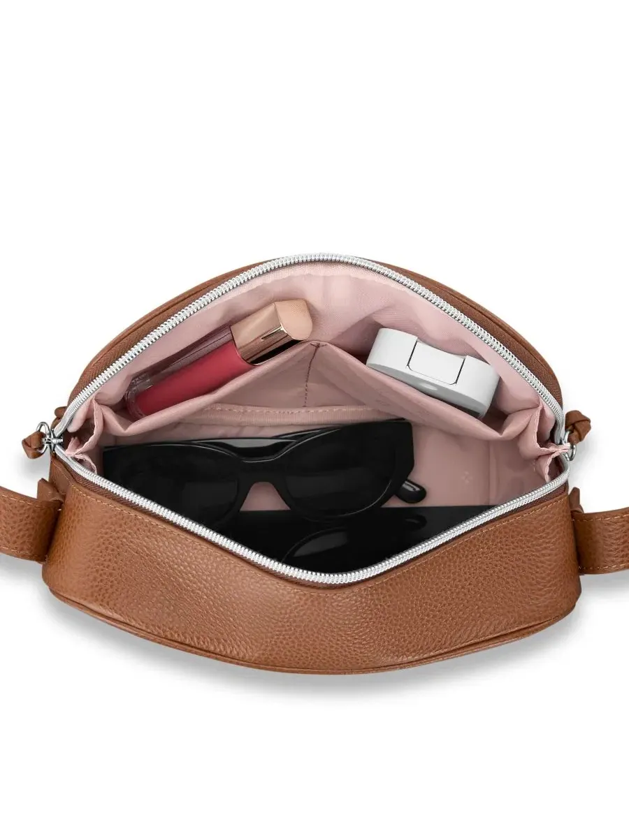 23 см кожаная сумка через плечо Mobile Solution 2 Samsonite — изображение 4 из 5, коричневый