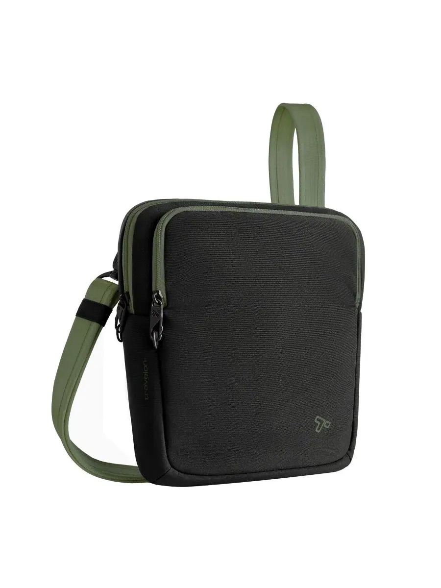 Противокражная сумка The Voyages Slim Crossbody Travelon — изображение 2 из 12, черный