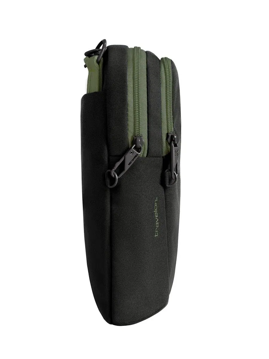 Противокражная сумка The Voyages Slim Crossbody Travelon — изображение 6 из 12, черный