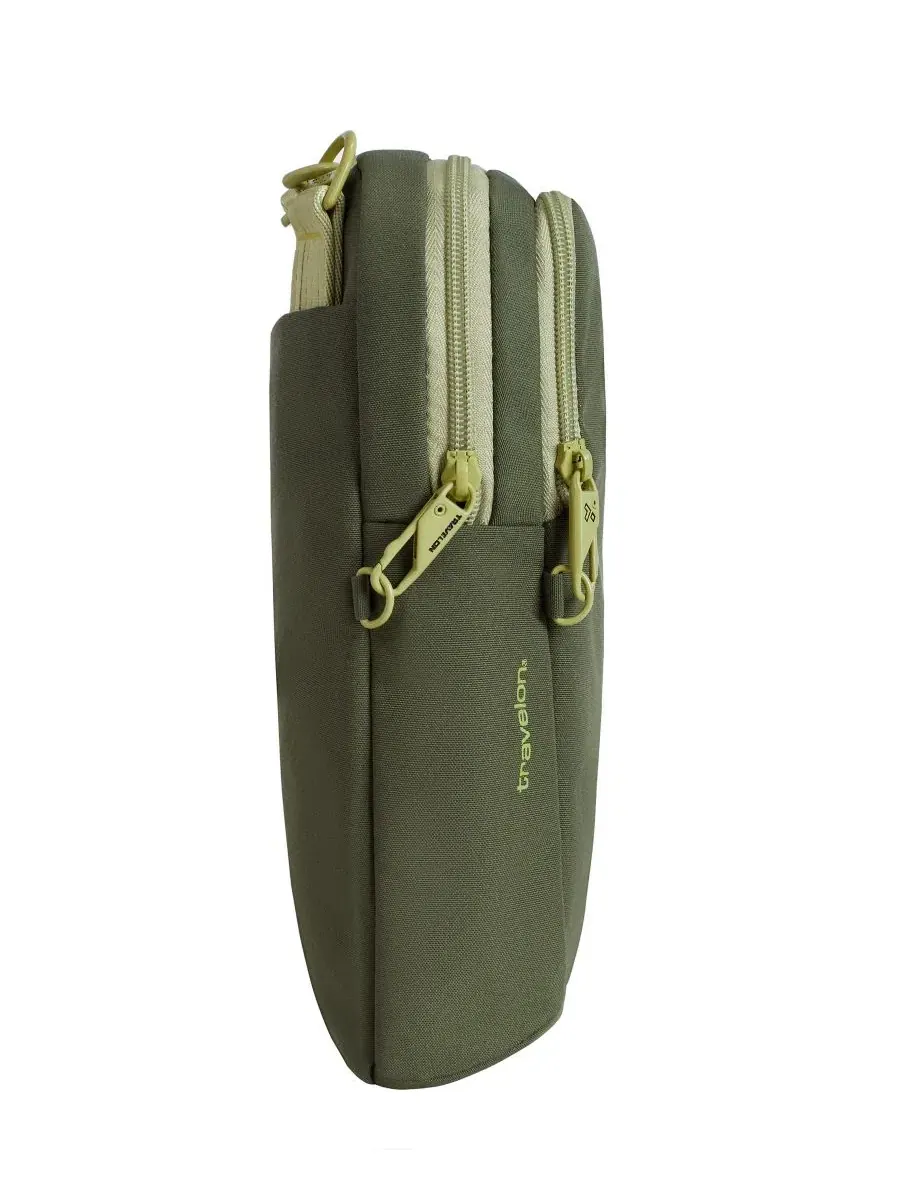 Противокражная сумка The Voyages Slim Crossbody Travelon — изображение 7 из 12, оливковый