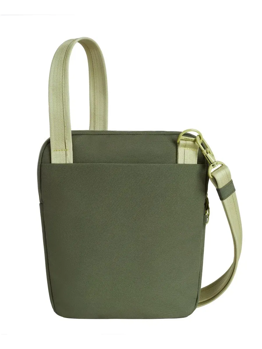 Противокражная сумка The Voyages Slim Crossbody Travelon — изображение 9 из 12, оливковый