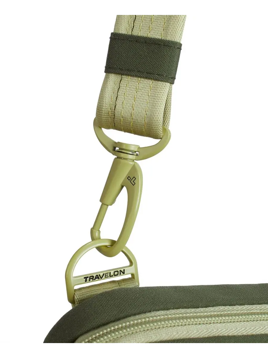 Противокражная сумка The Voyages Slim Crossbody Travelon — изображение 10 из 12, оливковый