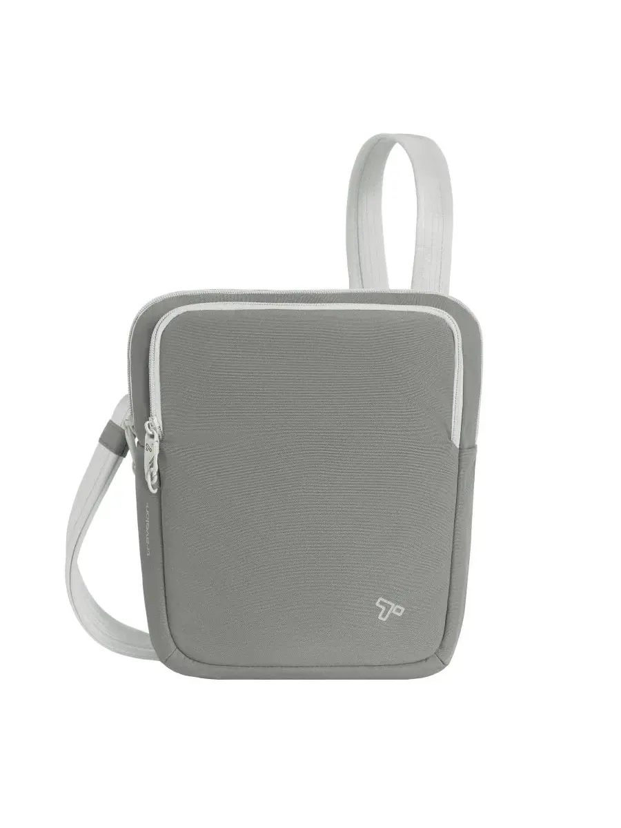Противокражная сумка The Voyages Slim Crossbody Travelon, гранатовый — изображение 1 из 12, серый