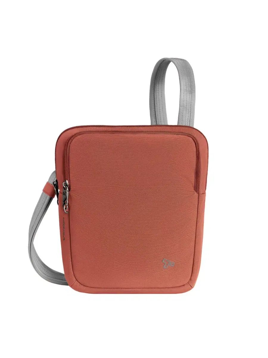 Противокражная сумка The Voyages Slim Crossbody Travelon, терракотовый — изображение 1 из 12