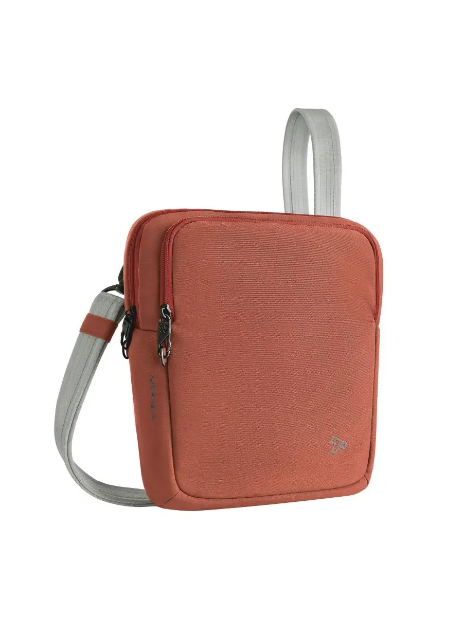 Противокражная сумка The Voyages Slim Crossbody Travelon, терракотовый — изображение 2 из 12