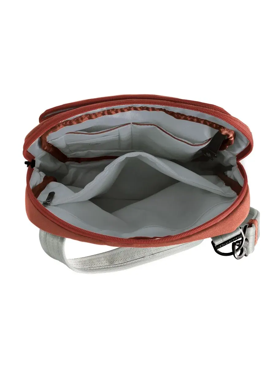 Противокражная сумка The Voyages Slim Crossbody Travelon, терракотовый — изображение 4 из 12