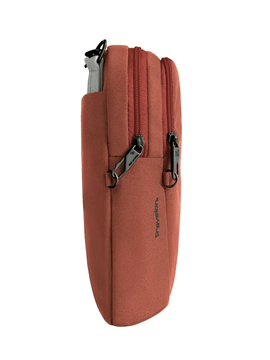 Противокражная сумка The Voyages Slim Crossbody Travelon, терракотовый — изображение 6 из 12