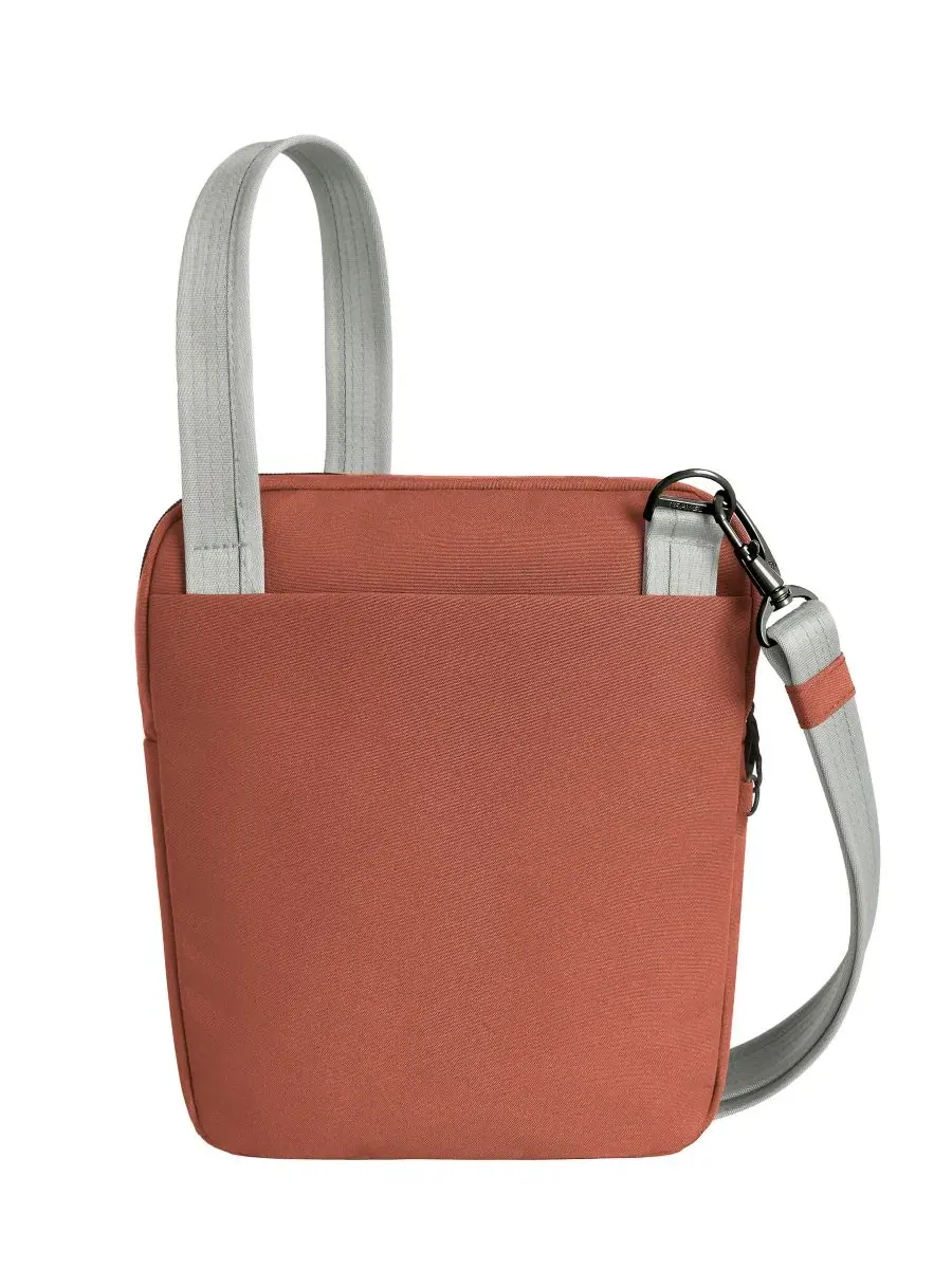 Противокражная сумка The Voyages Slim Crossbody Travelon, терракотовый — изображение 10 из 12