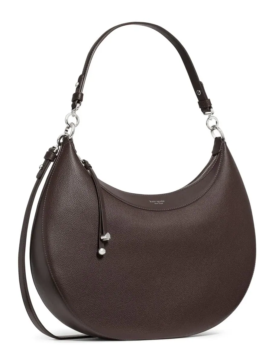 Сумка через плечо Liv Suede из замши kate spade new york — изображение 3 из 6, шоколадный