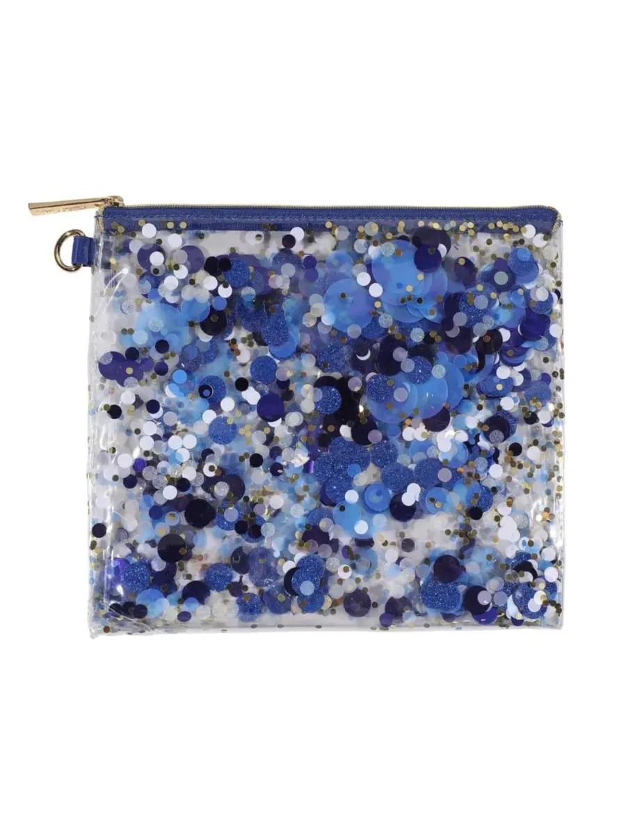 Packed Party Косметичка Spirit Squad Confetti Everything Pouch для женщин (синий цвет) — синий