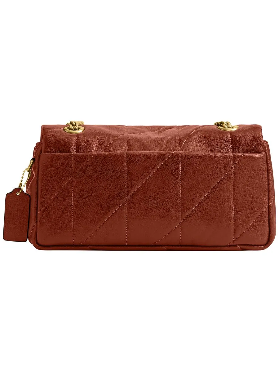 Сумка через плечо COACH Slouch Tabby Medium из стеганой кожи — изображение 5 из 10, коричневый