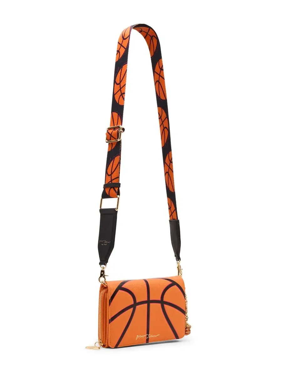 Кошелек на цепочке Game Time Crossbody Wallet Betsey Johnson — изображение 2 из 7, оранжевый
