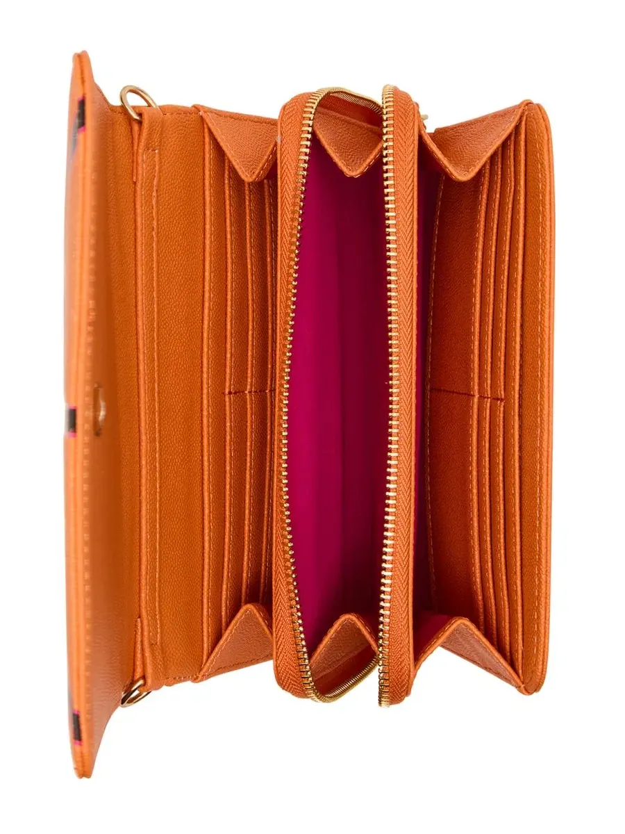 Кошелек на цепочке Game Time Crossbody Wallet Betsey Johnson — изображение 5 из 7, оранжевый