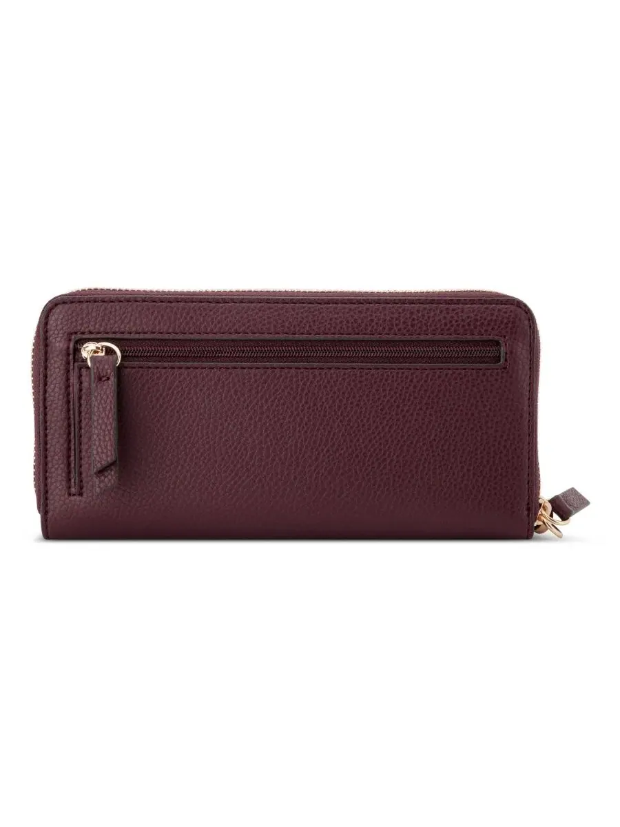 Кошелек-клатч с запястьем Luela Zip Around Nine West — изображение 2 из 4, черничный