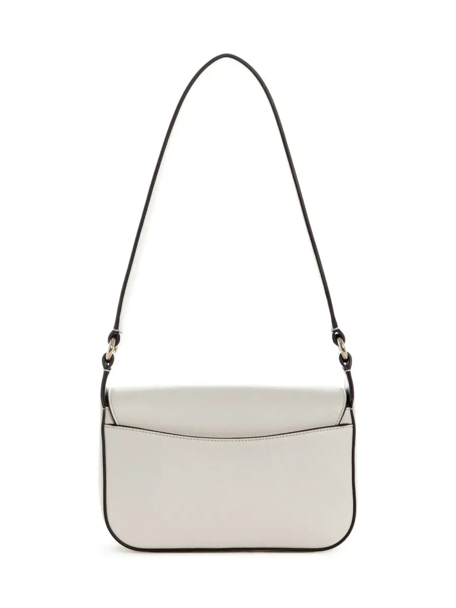 Небольшая сумка через плечо с клапаном Ruby Small Flap Shoulder Handbag GUESS — изображение 2 из 3, белый