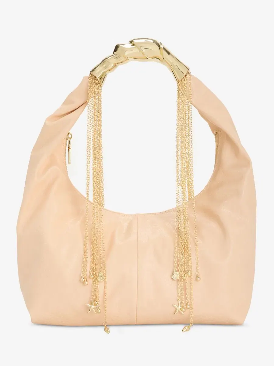 Сумка-хобо с текстурой под рептилию I.N.C. International Concepts Vivienn Lizard Hobo, Powdered