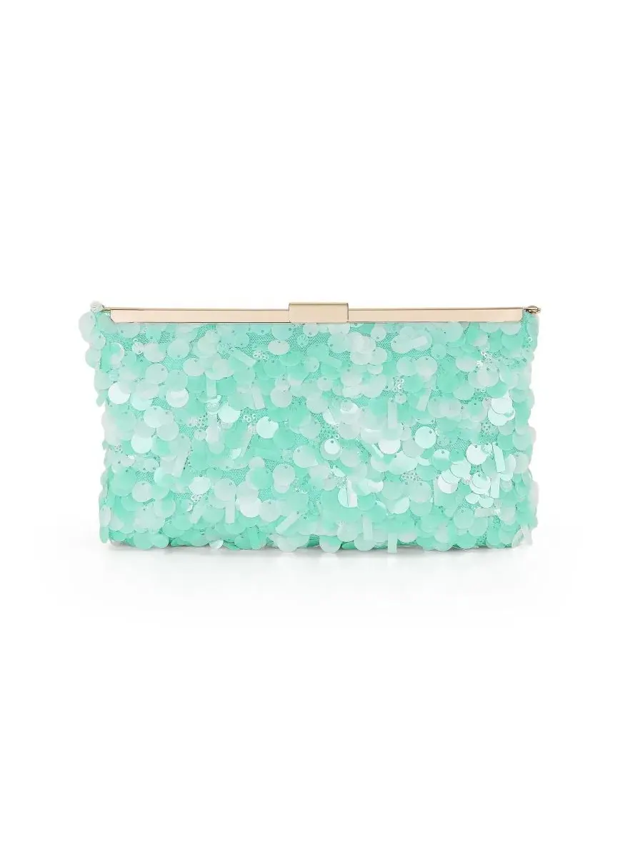Клатч с пайетками с шарнирной застежкой Briar Jewel Badgley Mischka