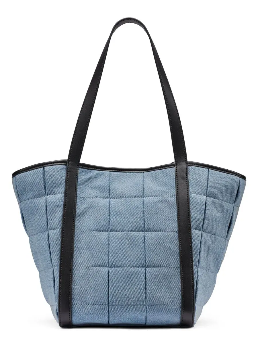 Сумка-тоут Tina Denim Extra-Large Calvin Klein — изображение 2 из 5, светлый джинсовый синий
